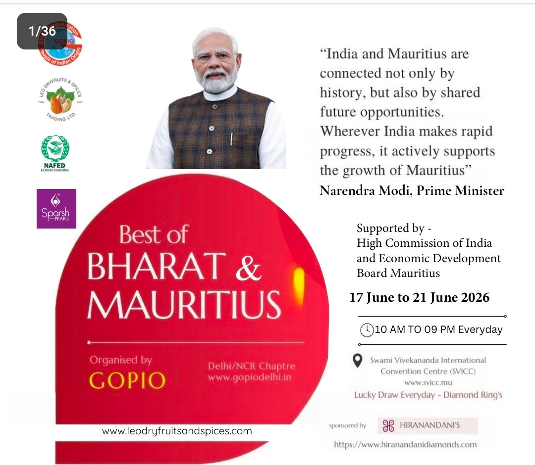 Hon'ble Prime Minister of India, Shri Narendra Modi Ji